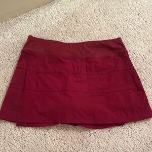 Maroon Athletic Skirt